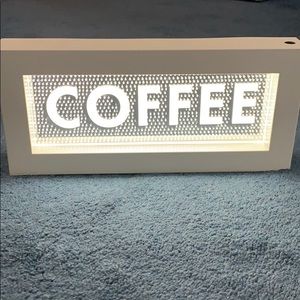 COFFEE Light Up Decoration